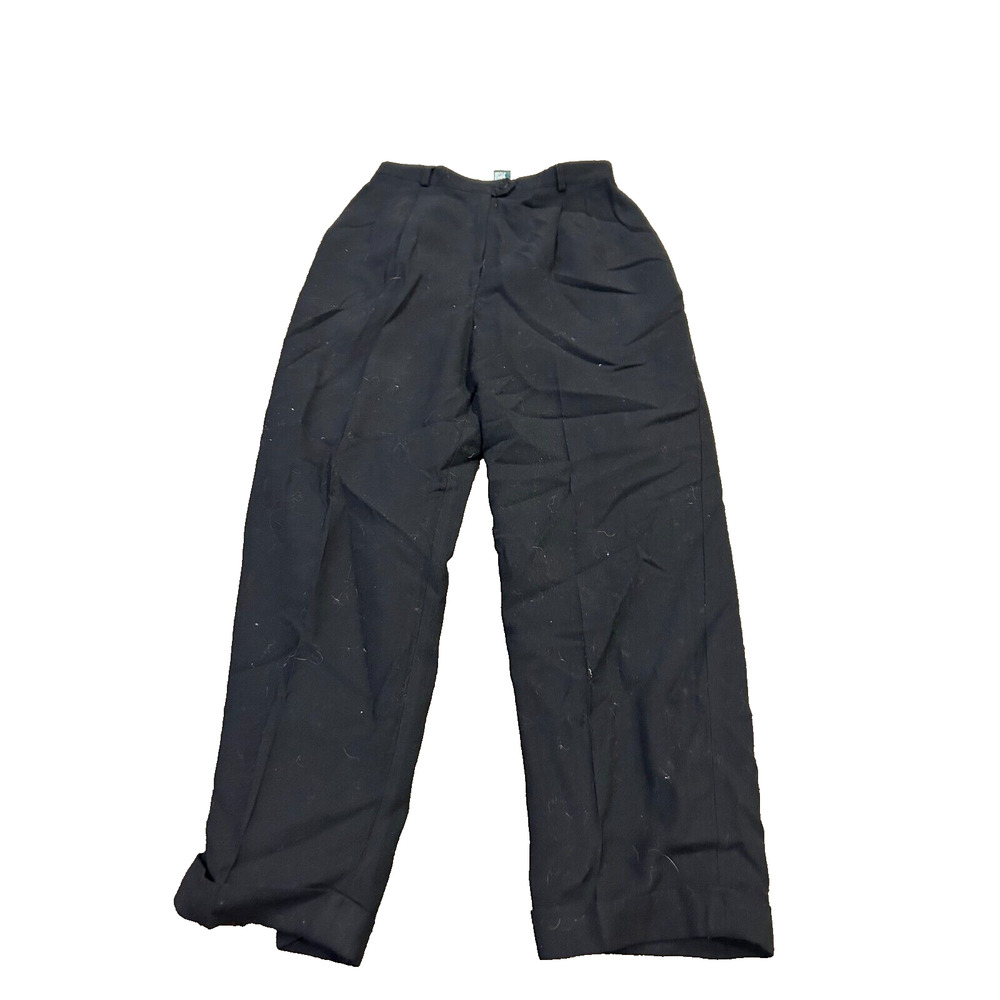 Ralph Lauren Women's Black‎ Classic Wide Leg Pocket Dress Pants Size Petites 12